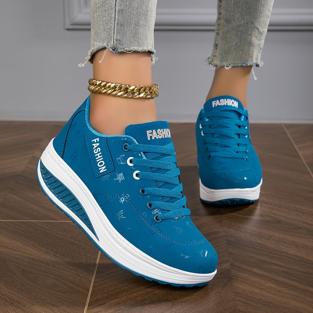 Casual Comfortable Low Top Platform Sneakers