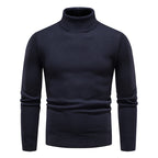 Men's Classic All-matching Fleece-lined Turtleneck Sweater
