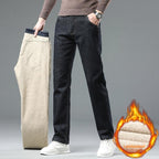 Cashmere Jeans Men's Fleece-lined Thickened