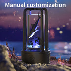 No Accessories 2 In 1 DIY Audio Crystal Light And Bluetooth-compatible Speaker Gift Touch Resin Night Light