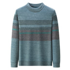 Men's Thermal Knitting Middle-aged Fleece Lined Sweater