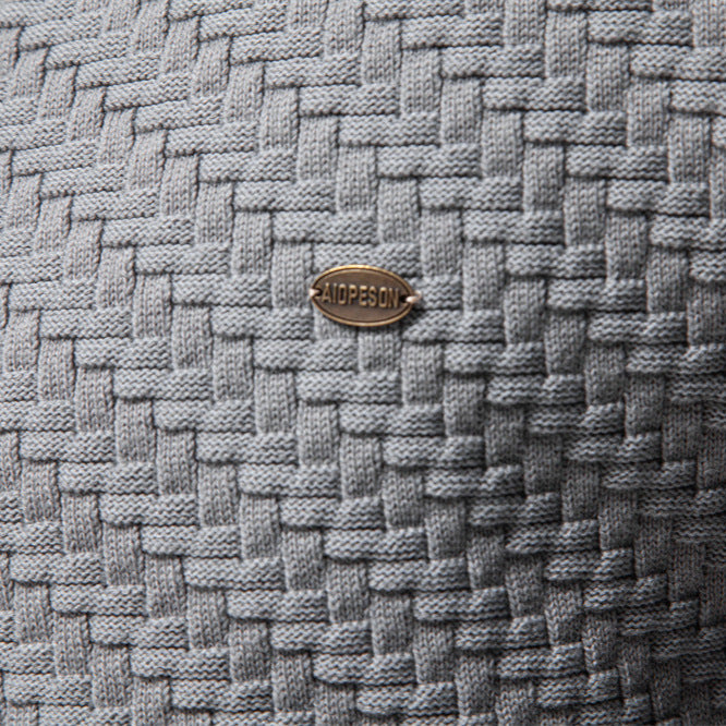 Men's V-neck European And American Coat Cardigan Slim Fit Sweater