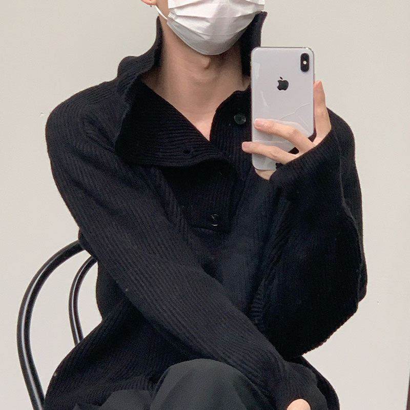 Sweater Men's Idle Style High-grade Round Neck Pullover Loose