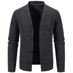 Solid Color Warm Simple Versatile Knit Sweater