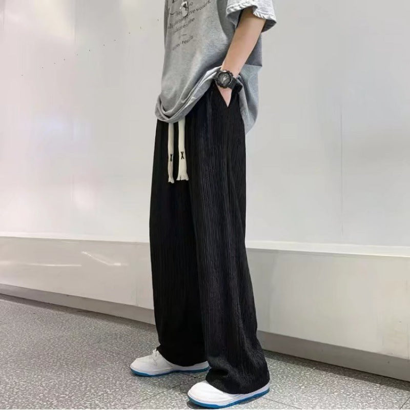 Casual Pants Men's Wide-leg Pants All-matching Straight Pants