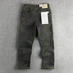 American-style High-end Heavy Washed Vintage Blue Jeans