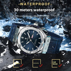 Men's Waterproof Luminous Quartz Watch