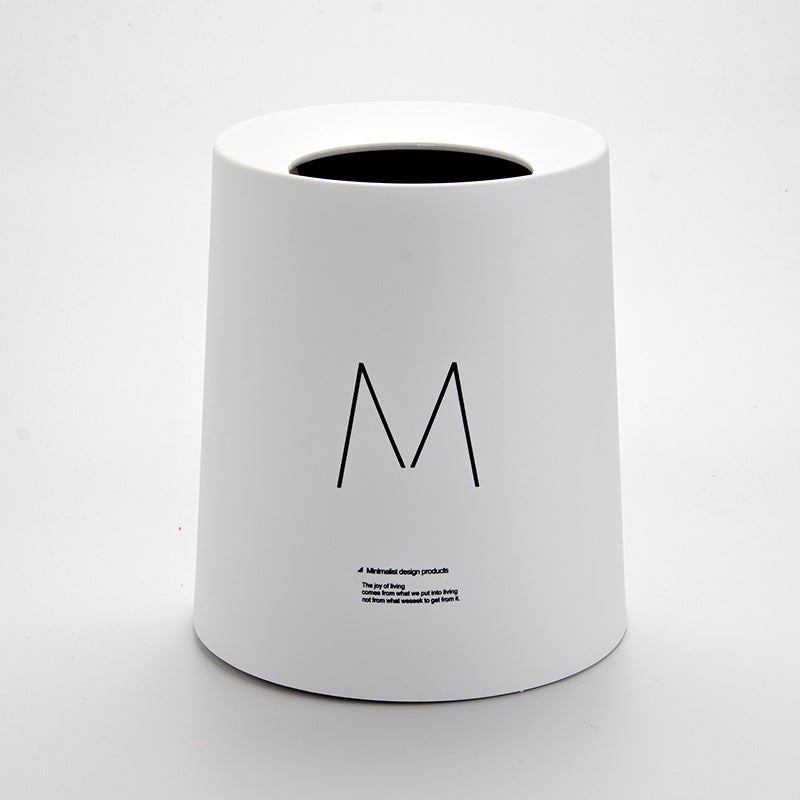 Living room bedroom office creative Nordic trash can