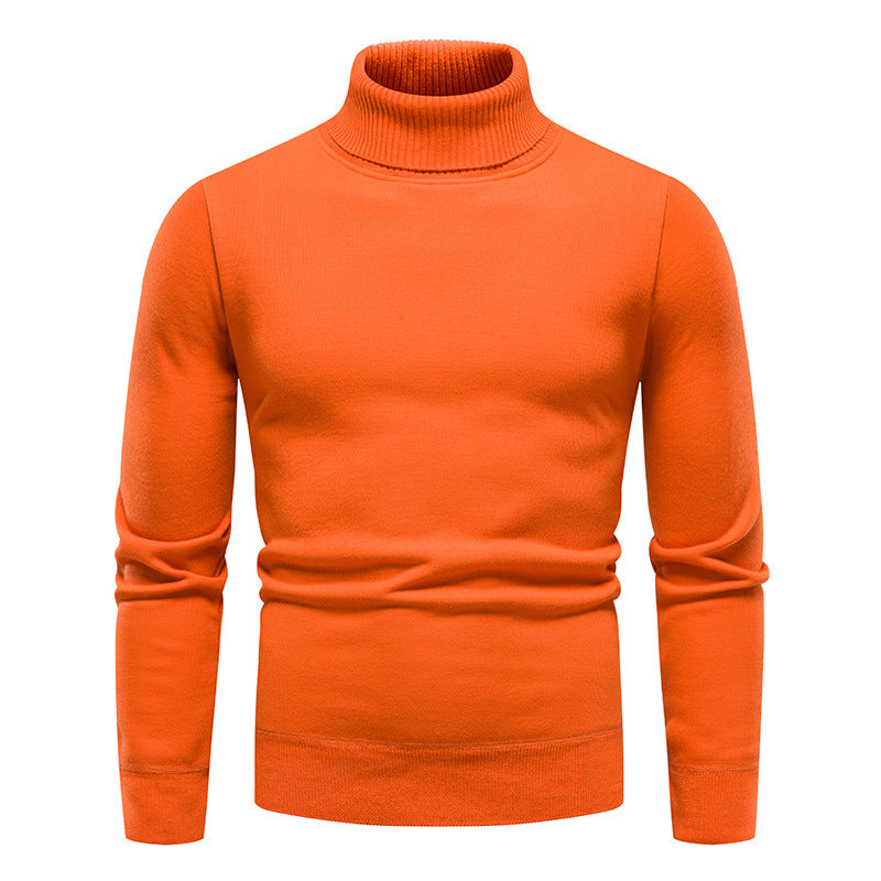 Men's Classic All-matching Fleece-lined Turtleneck Sweater