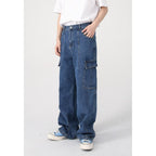American Retro Loose Casual Workwear Jeans Wholesale