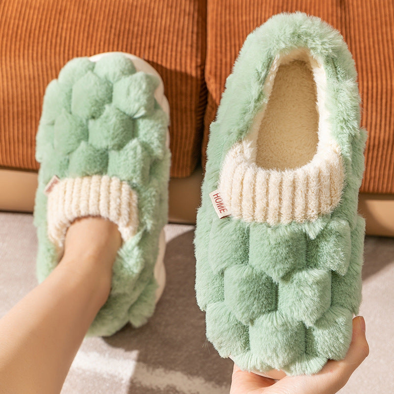 Cotton Slippers Women's Winter Home
