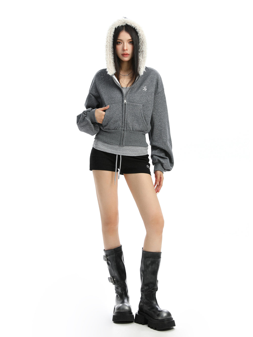 Lamb Wool Hooded High-grade Sweater