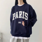Shirt Fleece Printed Long-sleeved Letter Sweater
