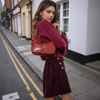 New Slim-fit Metal Buckle Versatile Hip-hugging Midi Skirt