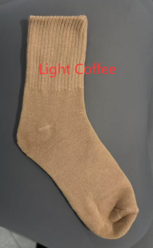 Tube Winter Thickened Maillard Terry Velvt Plush Snow Socks