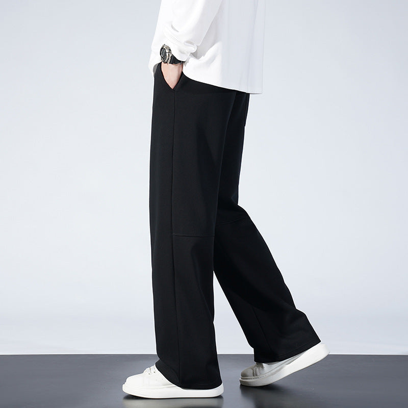 Men's Fashion Casual Pants Straight-leg Trousers