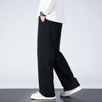 Men's Fashion Casual Pants Straight-leg Trousers