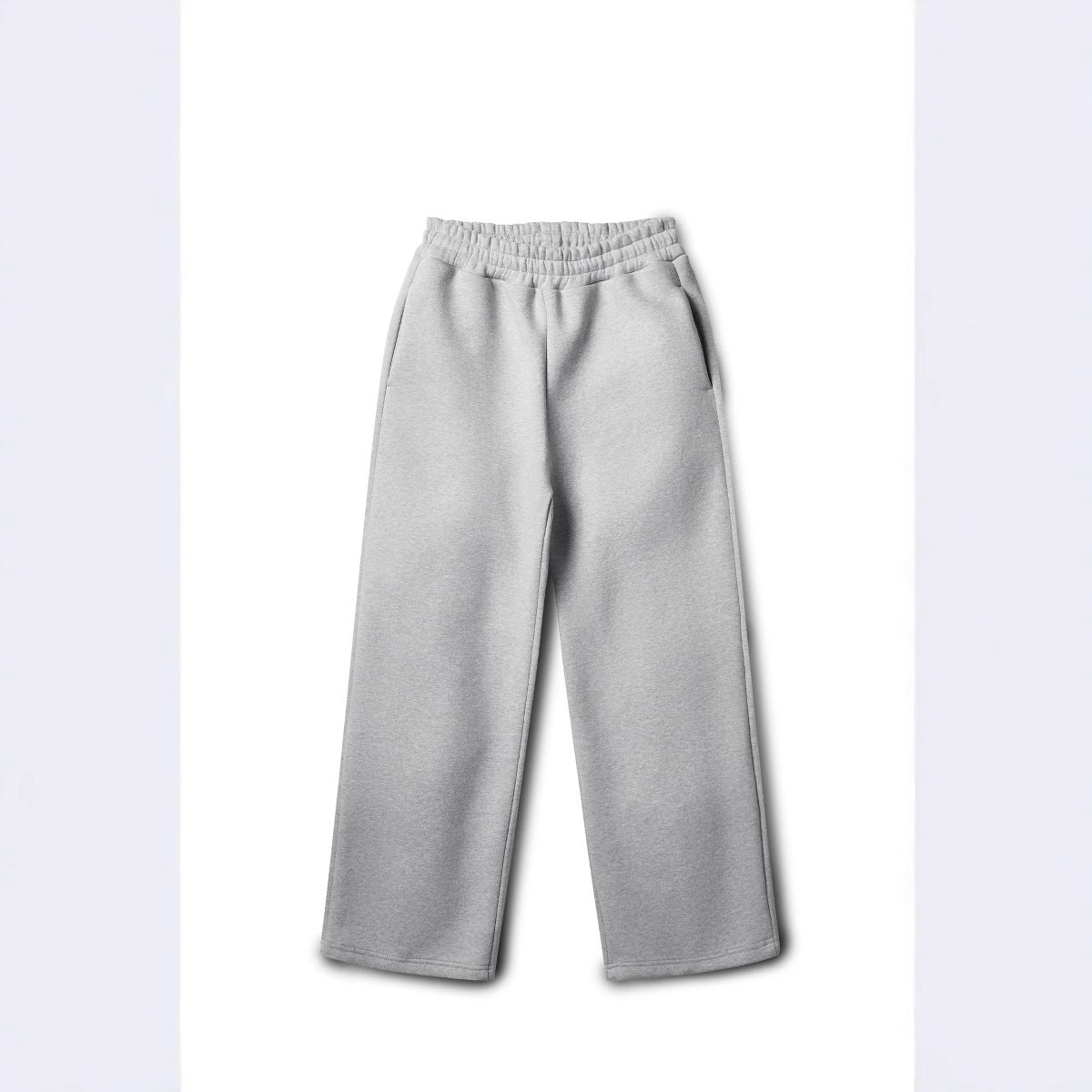 Unisex Fleece Comfortable Elastic Waistband Sweatpants