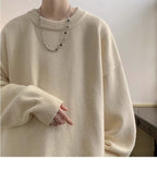 Sweater Men's Autumn And Winter New Loose And Lazy Style High Sense