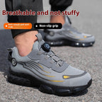 Men's Wear-resistant Workwear Breathable Fly Woven Shoes