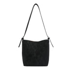 Versatile Retro Matte Women's Single-shoulder Large-capacity Bucket Bag