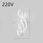led wall lamp nordic minimalist bedroom bedside lamp