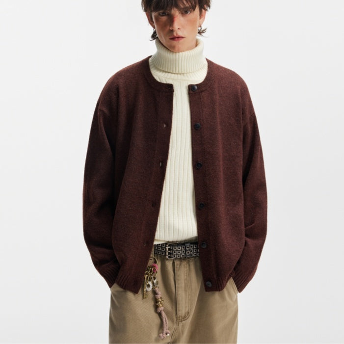 New Lazy Style Cardigan Sweater Knitted Coat