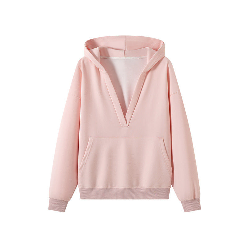 V-neck Hoodie Coat Women's Spring And Autumn