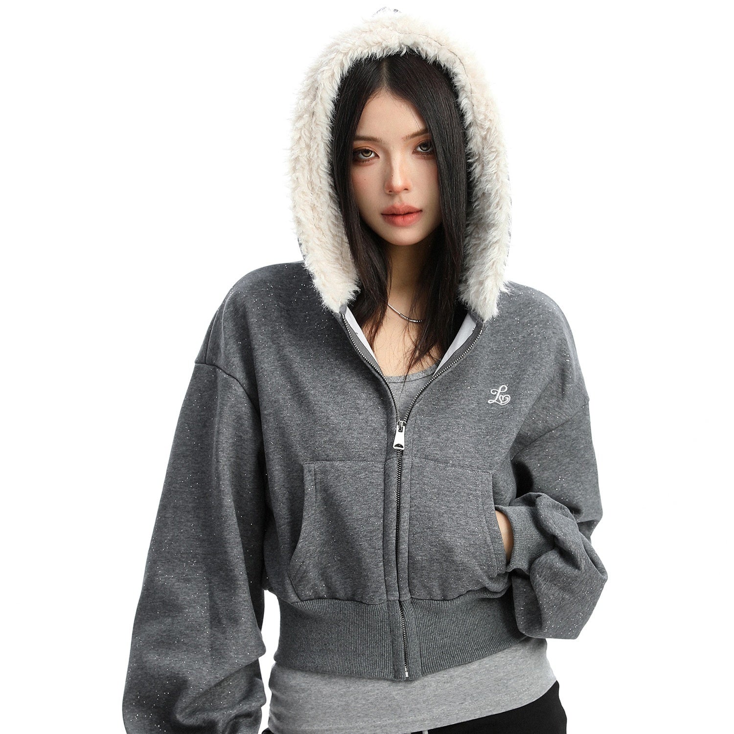 Lamb Wool Hooded High-grade Sweater