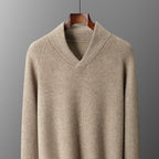 Men's Knitted Bottoming Shirt Pullover Long Sleeve Sweater Loose Casual