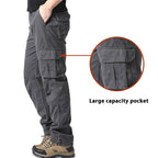 Men's Multi-pocket Plus Size 100 Cotton Cargo Pants