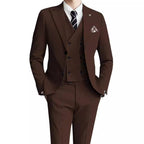 Men's Suit Set Three-Piece Suit Formal Wear