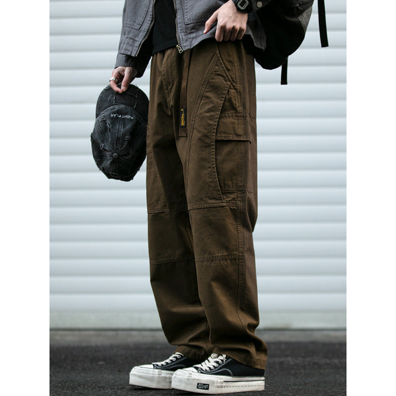 Design Overalls Men's Fashion Brand Loose All-match Micro-cone Casual