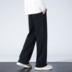 Men's Fashion Casual Pants Straight-leg Trousers