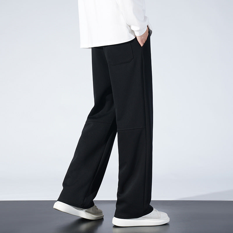 Men's Fashion Casual Pants Straight-leg Trousers