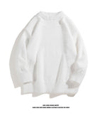 Autumn Solid Color Faux Mink Knit Sweater