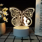 Heart-shaped Table Lamp Gift Lamp For Parents, Sisters And Friends