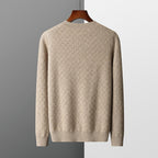 Round Neck Thickened Business Casual Cashmere Fall Winter Men Bottoming Knitted Sweater