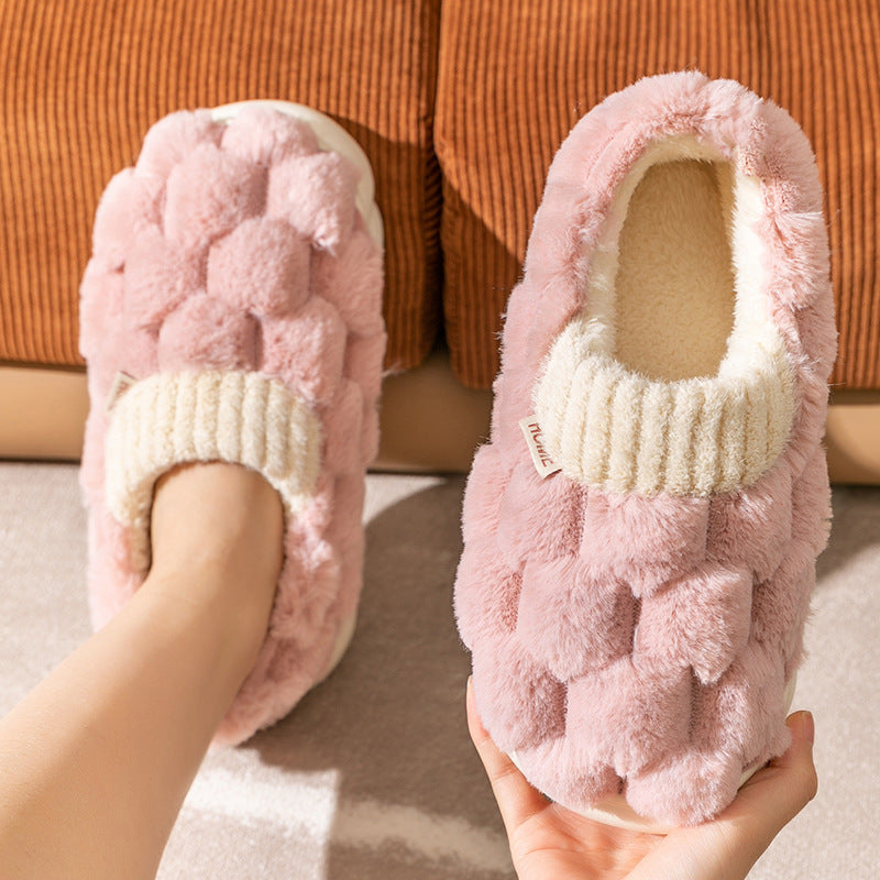 Cotton Slippers Women's Winter Home