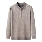 Loose Casual Middle-aged Men's Zipper Sweater