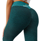 European And American Honeycomb Yoga Sexy Peach Hip High Waist Women