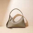 Cowhide Handbag Armpit One Shoulder Genuine Leather Pillow Bag