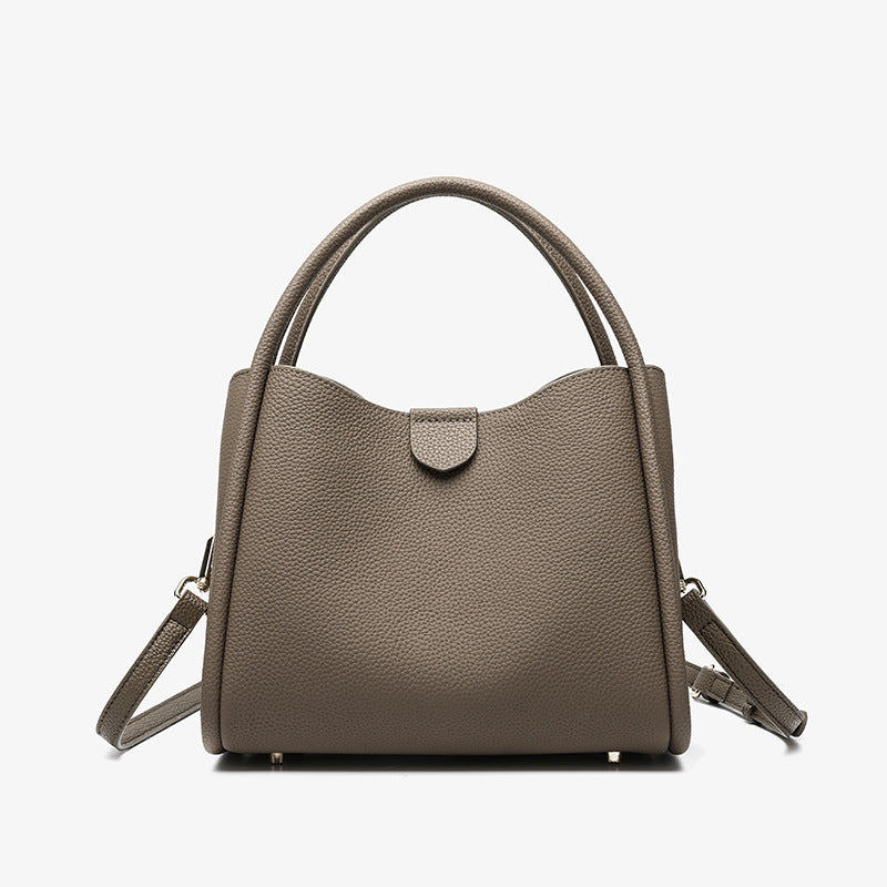 Vegetable Basket Large Capacity First Layer Cowhide High-grade