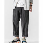 Loose Straight Tapered Pants Sports Wide Legs