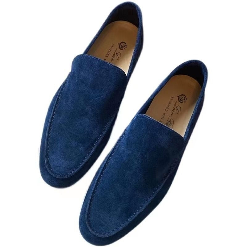 British Loafers Retro Flat Bottom Casual Men
