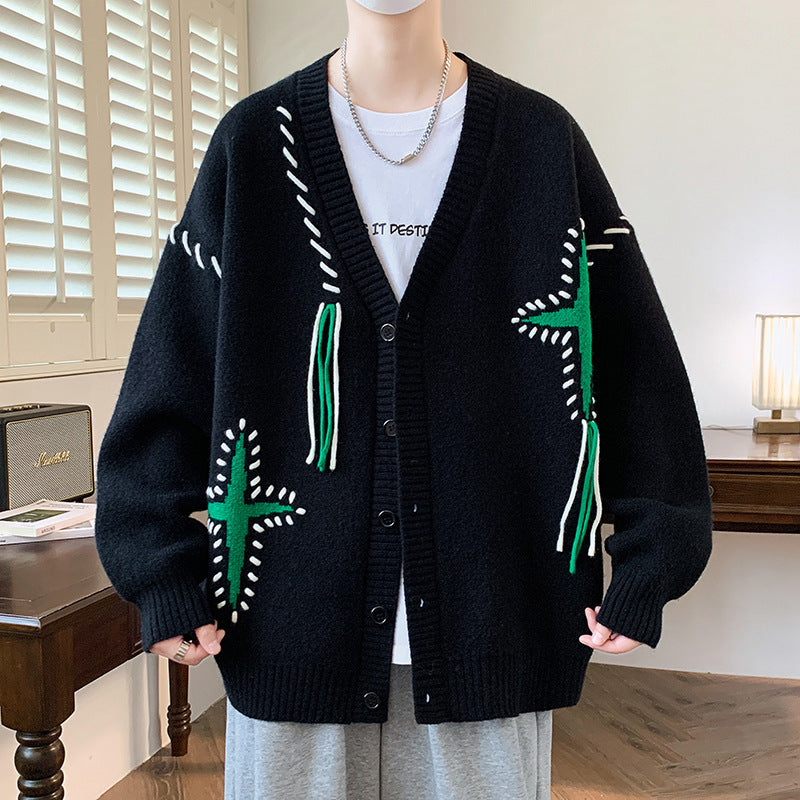 Casual Men's Long-sleeved Knit Sweater