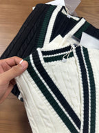 Twist Texture High Sense Men's Sweater Coat