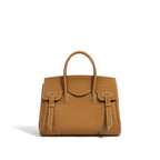 Top Layer Cowhide Handbag Large Capacity Kelly