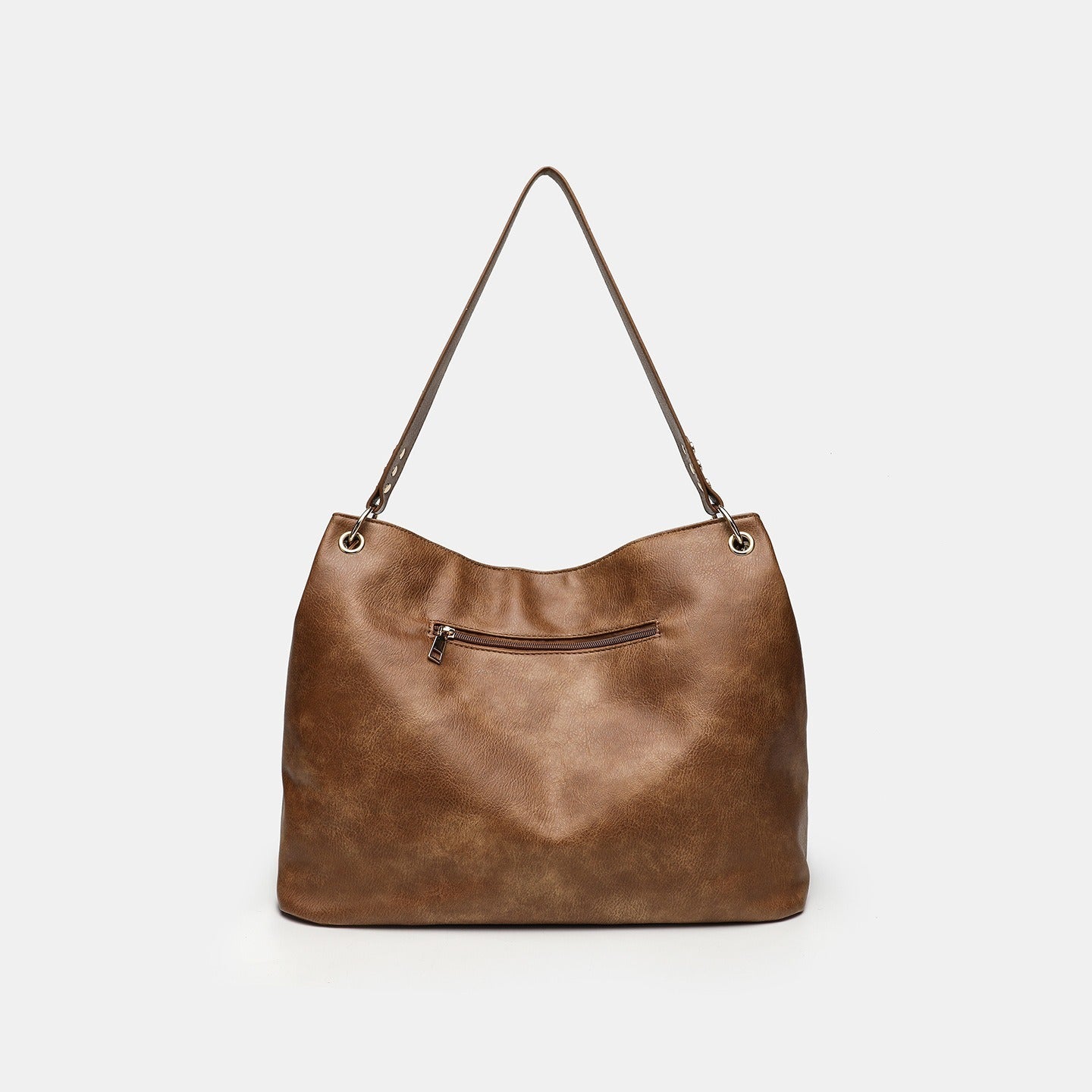 One-shoulder Canvas PU Stitching Special-interest Design Crossbody Bag