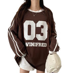 Round Neck Design Stitching Pullover And Fleece Sweater